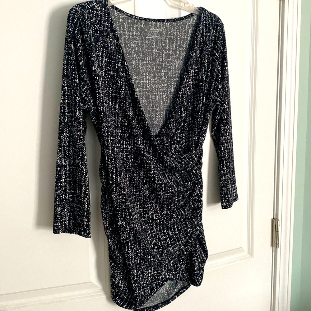 Motherhood Maternity Faux Wrap Top